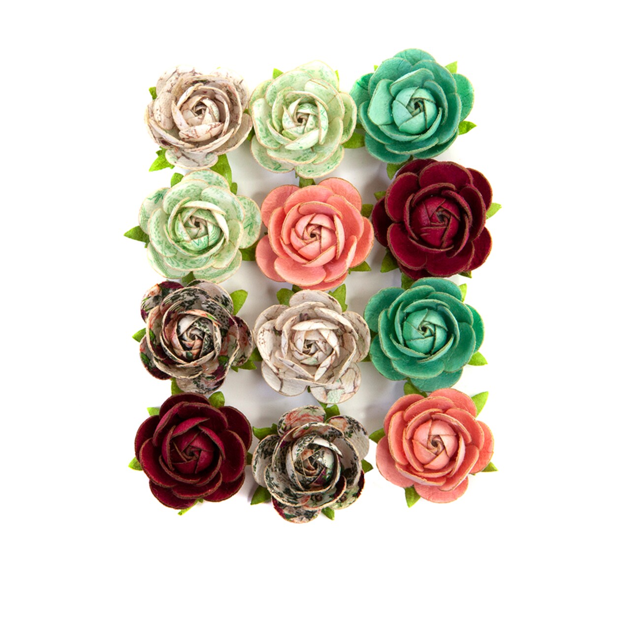 Prima Marketing Inc Prima Flowers® Pretty Mosaic Collection - Peridot - 12 Pcs / 1.25" 655350646912